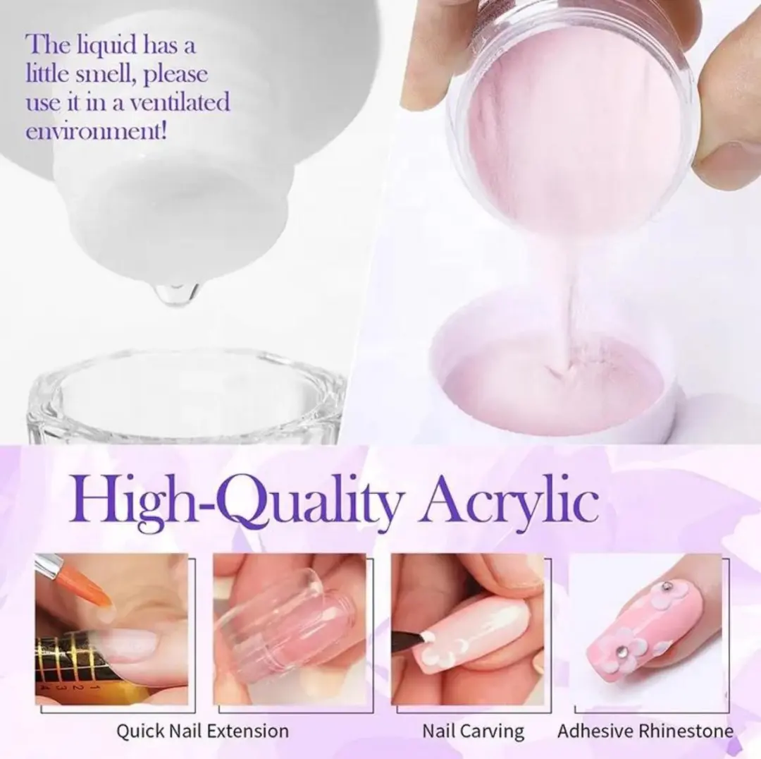 Born Pretty Acryl Nagels Starterset 3-delig - 90g - K03/K04/K05