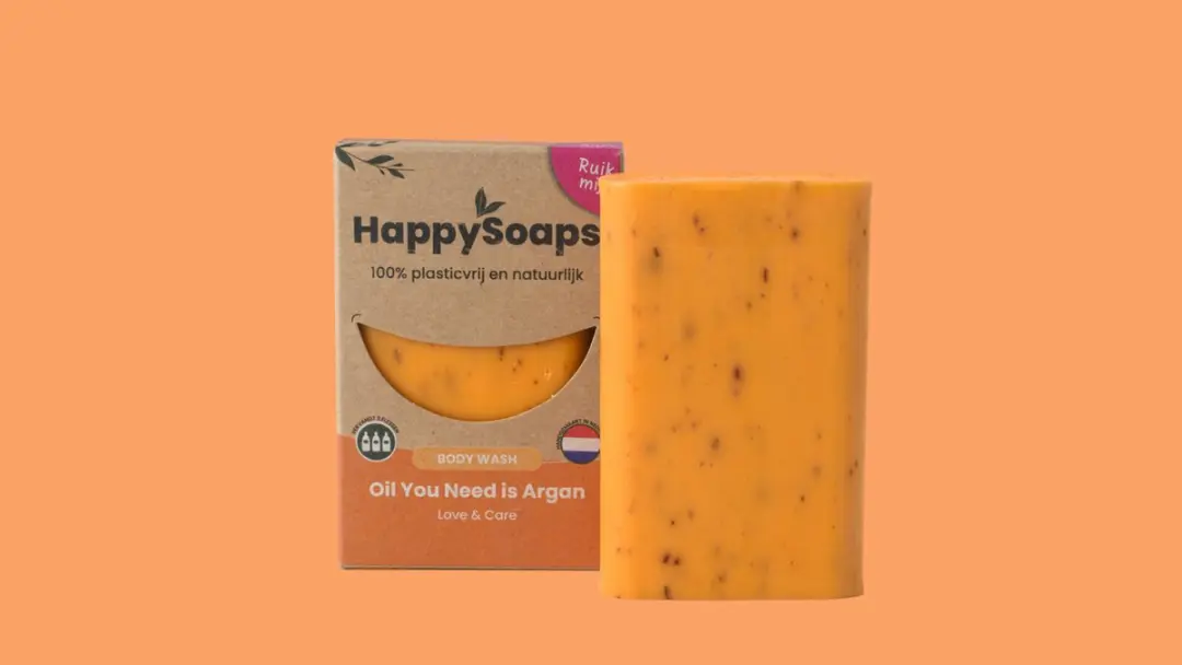 HappySoaps Oil You Need Is Argan Body Wash Bar - 3x100g