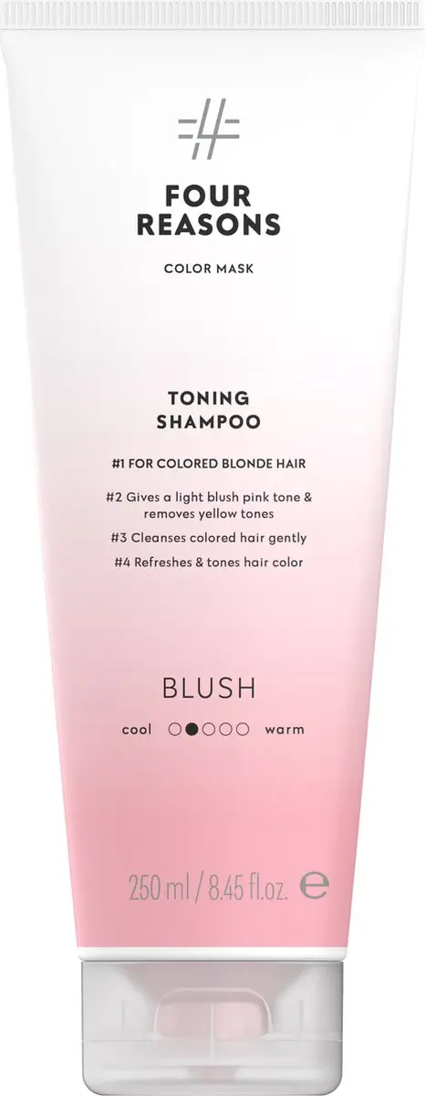 Four Reasons Kleurmasker Toning Shampoo Blush 250ml