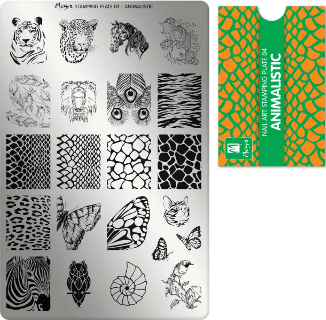 Moyra Stamping Plate 04 Animalistic
