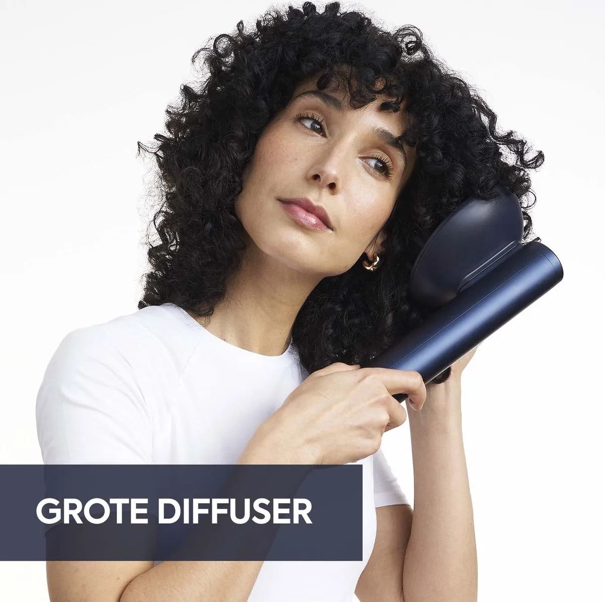 BaByliss ACAS6550DIF Air Wand Diffuser - Donkerblauw/Goud