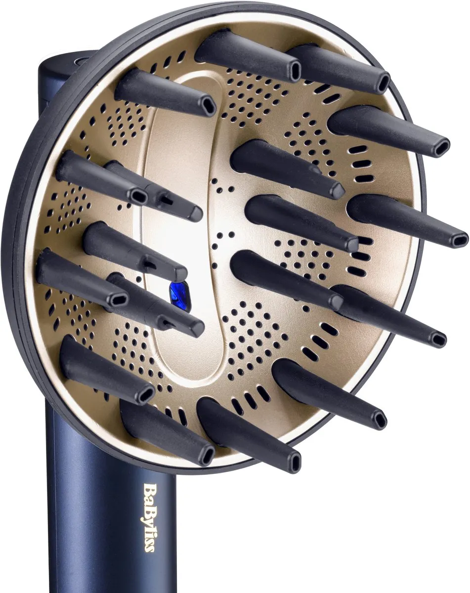 BaByliss ACAS6550DIF Air Wand Diffuser - Donkerblauw/Goud - afbeelding 6 van 6