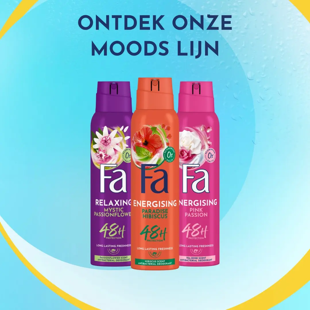 Fa Paradise Hibiscus Deodorant Spray 6x150ml - afbeelding 6 van 6