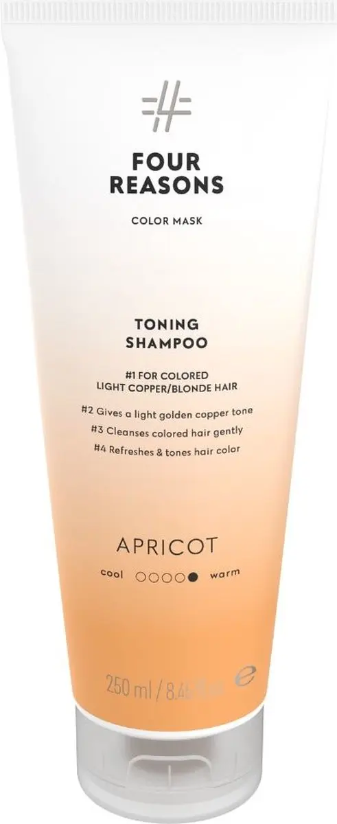 Four Reasons Toning Shampoo Apricot 250ml