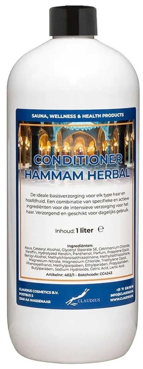 Splashbox Cosmetics Hammam Herbal Conditioner 1L - 2 Stuks