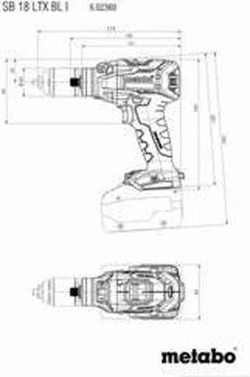 Metabo SB 18 LTX BL I Accu-klopboormachine
