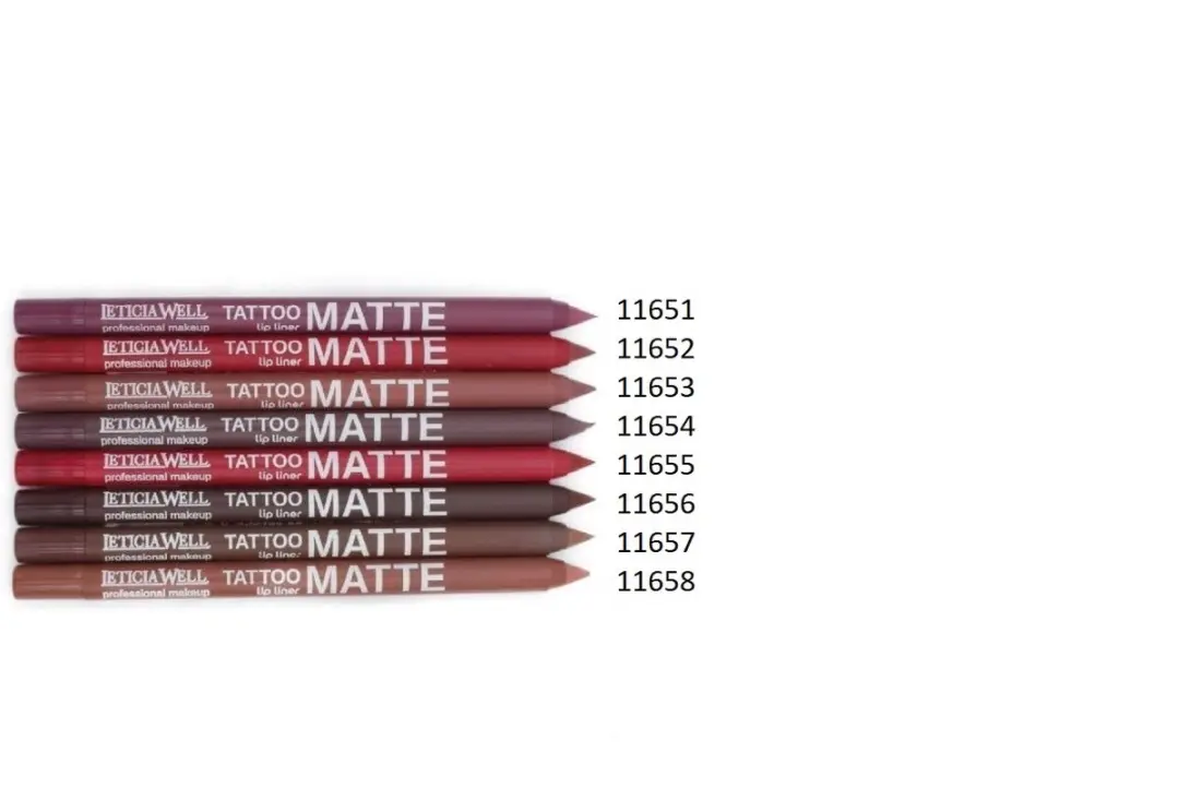 Leticia Well Matte Tattoo Lippotlood Set - 8 Stuks