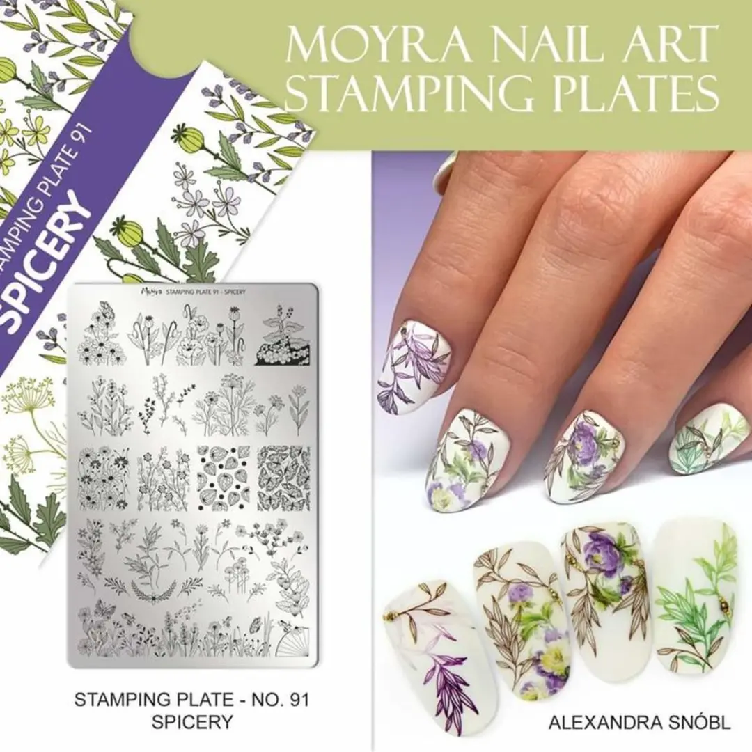 Moyra Stamping Plate 91 - Specerijen 55g