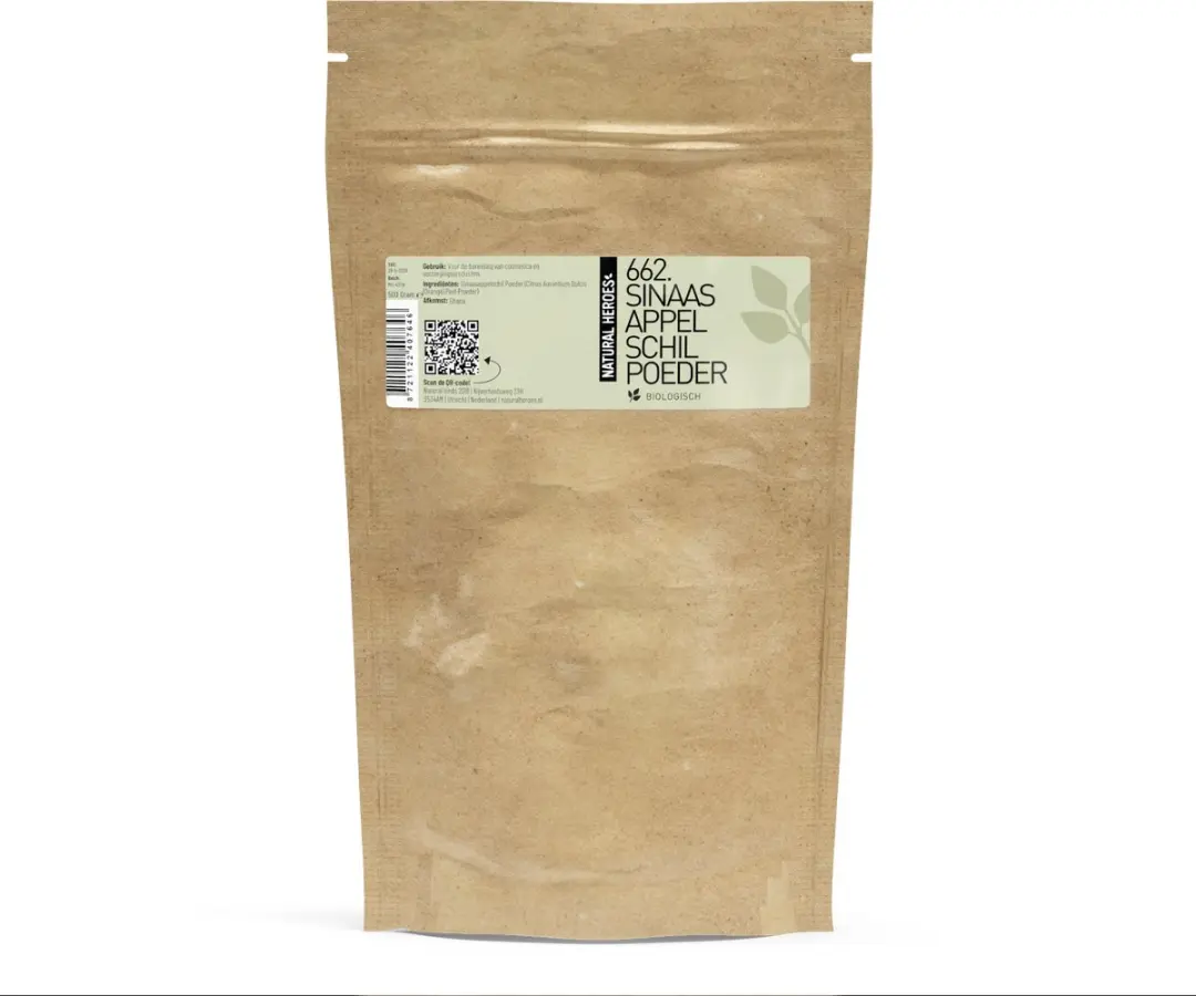 Natural Heroes Sinaasappelschilpoeder Biologisch 500g