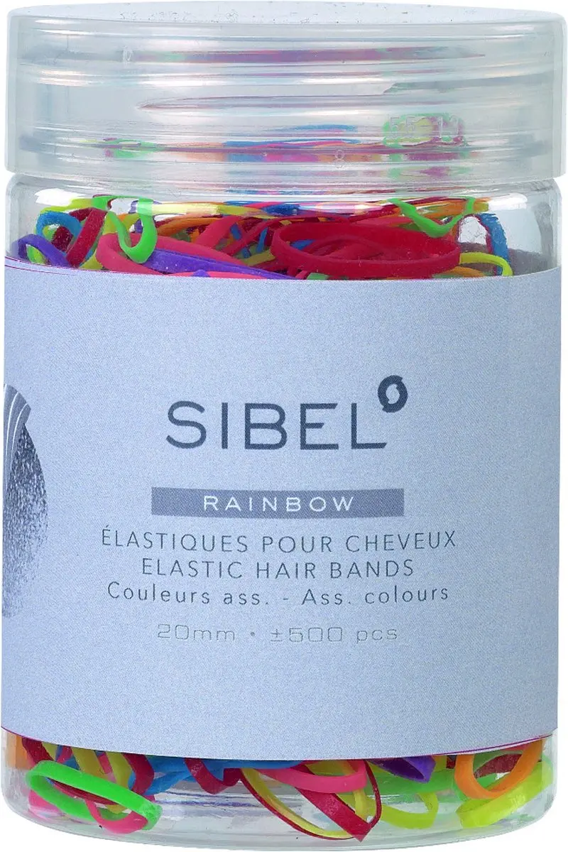Sibel Elastiekjes Gekleurd 500 Stuks - Ø15mm