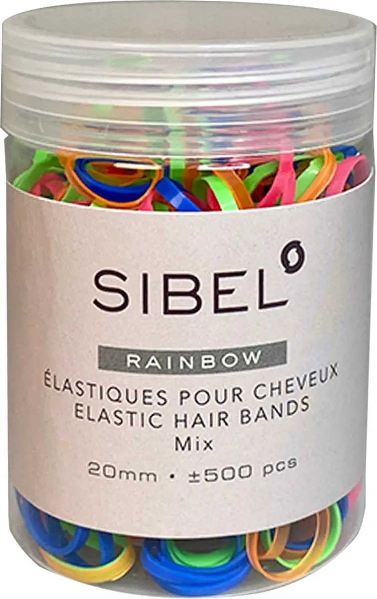 Sibel Elastiekjes Gekleurd 500 Stuks - Ø15mm