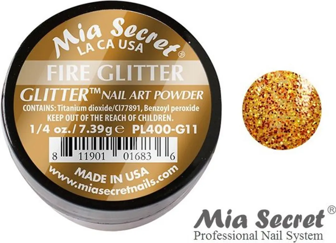 Mia Secret Glitter Acrylpoeder Fire