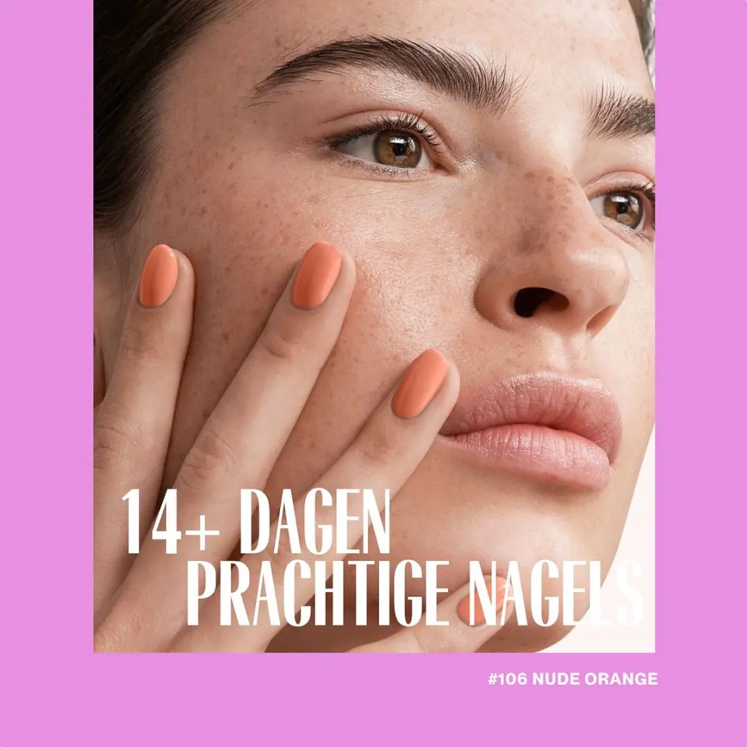 Pink Gellac Nude Orange Gelnagellak 15ml