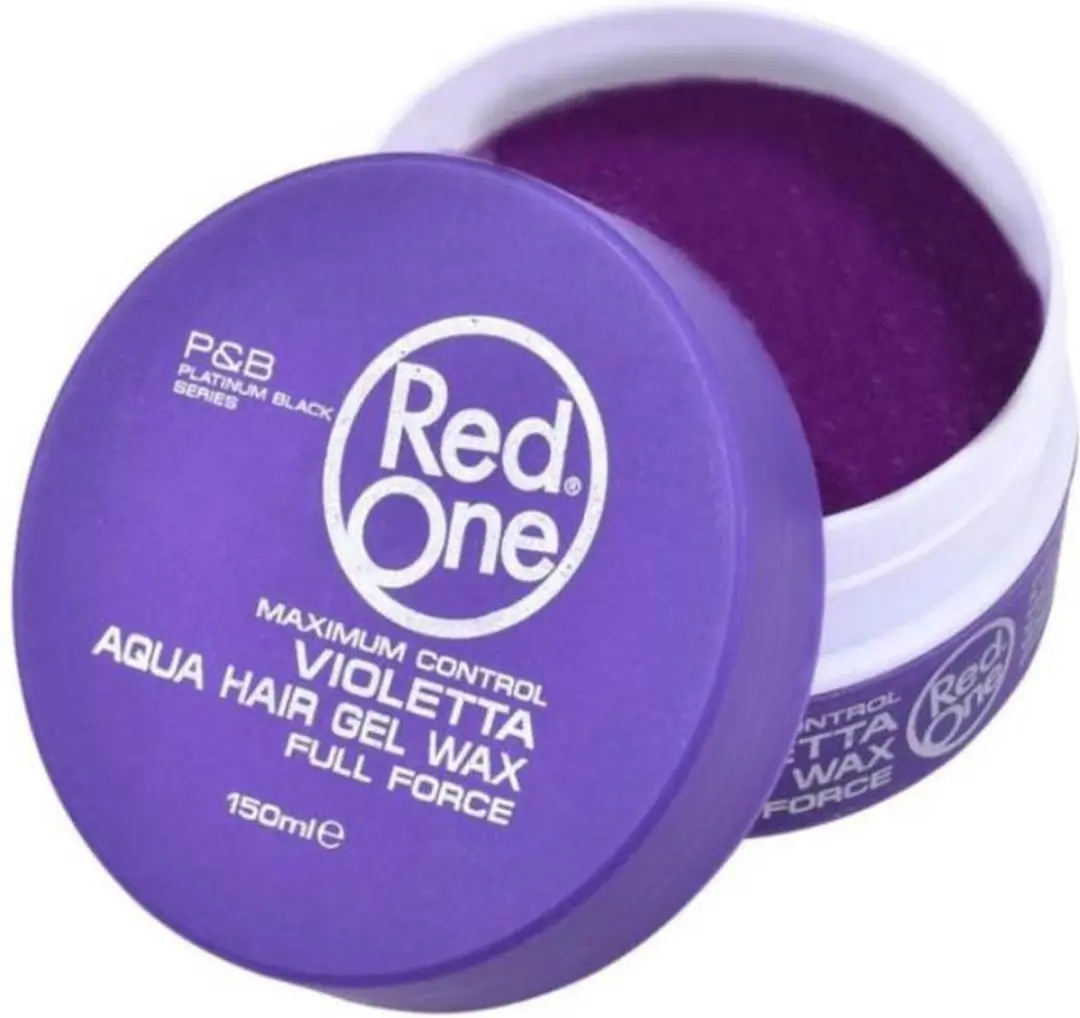 Red One Violetta Aqua Haarwax 150ml - 4 Stuks