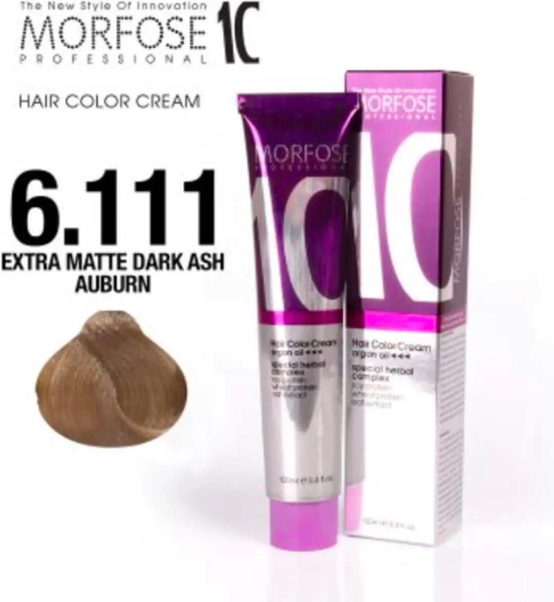 Morfose Color Cream 6.111 Extra Matte Dark Ash Auburn Haarverf 100ml