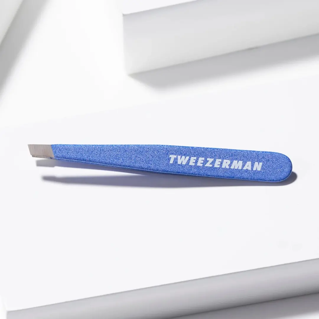 Tweezerman Mini Slant Granite Sky Wenkbrauwpincet