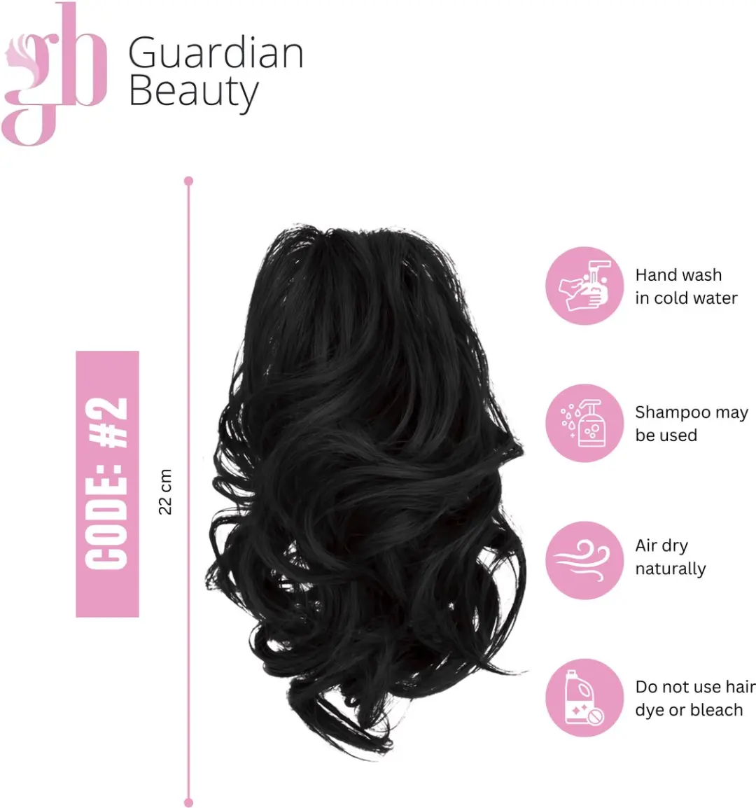 Guardian Beauty Paardenstaart Extensions Clip-in - 22cm - Code #2