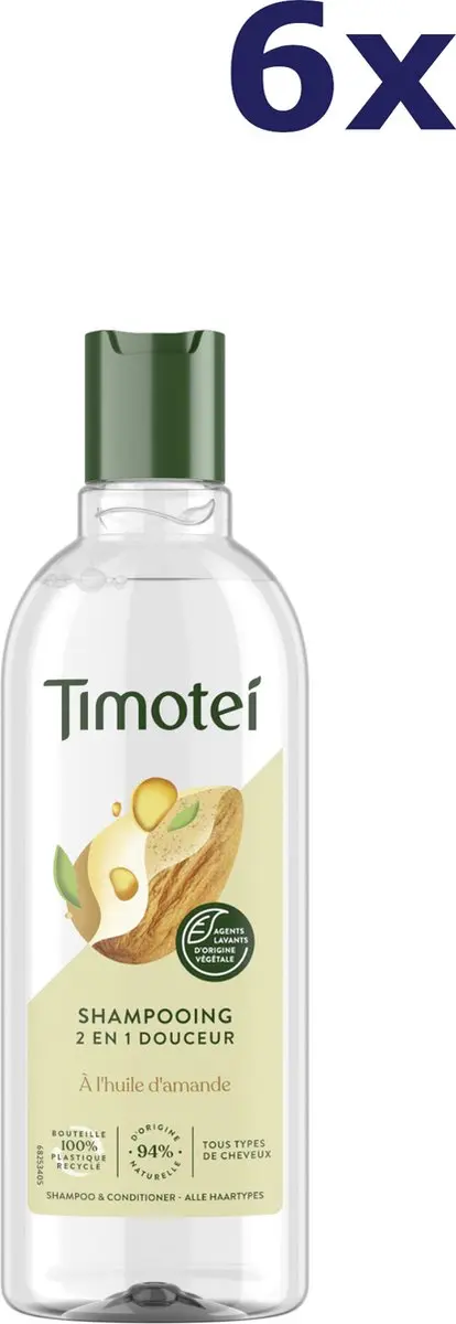 Timotei 2in1 Shampoo Amandelolie 6x300ml