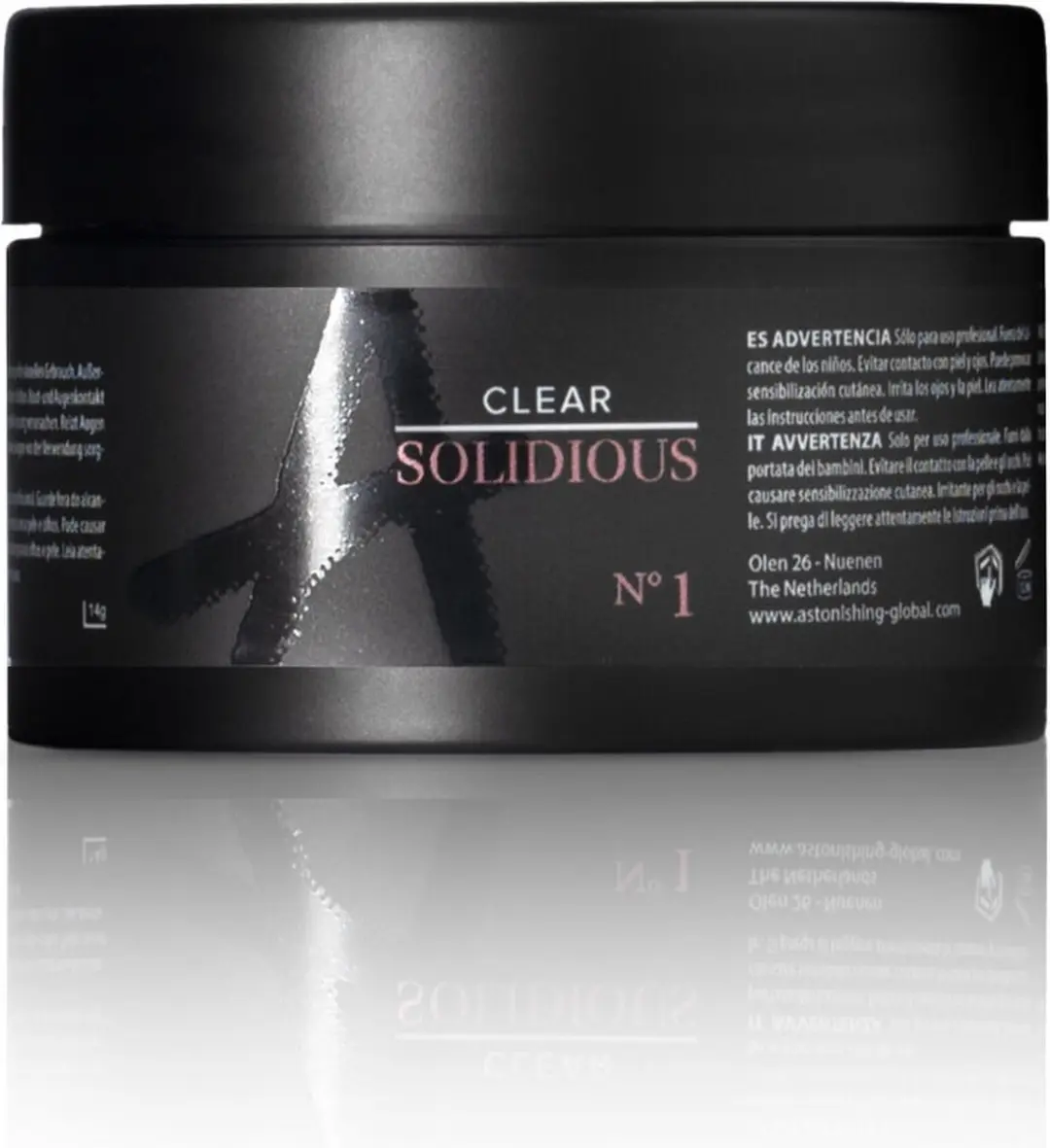 Astonishing Solidious Gel Clear Tandpasta 14g