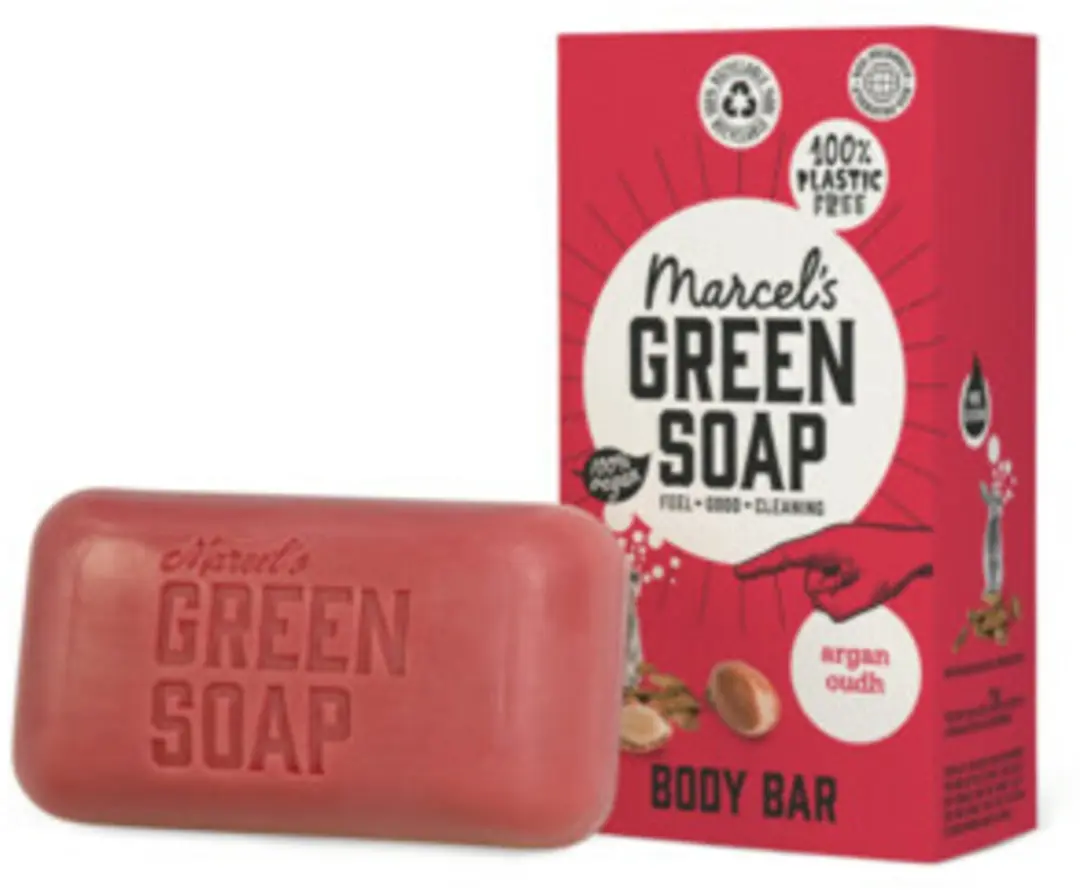 Marcel's Green Soap Showerbar Argan & Oudh - 6x150g