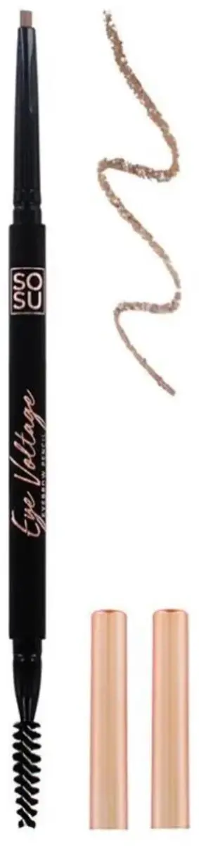Sosu Eye Voltage Eyebrow Pencil Fair Warm 01