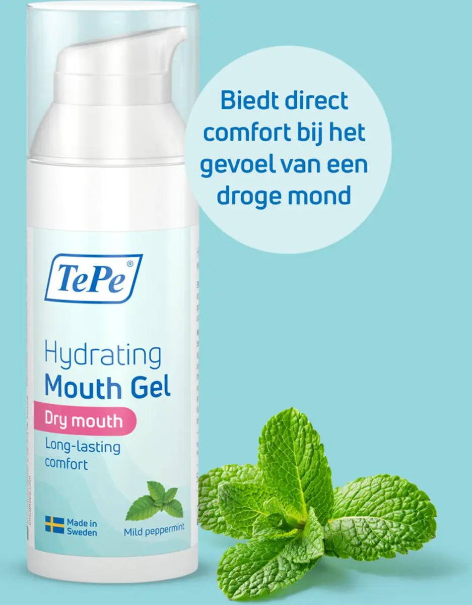 TePe Hydraterende Mondgel Mild Apple Peppermint - 6x50ml