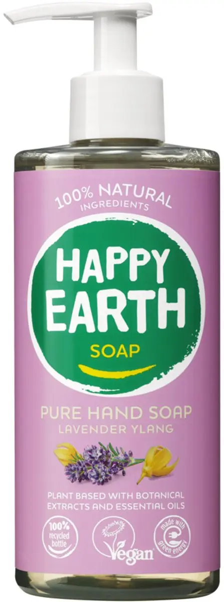 Happy Earth Handzeep Lavender Ylang 300ml
