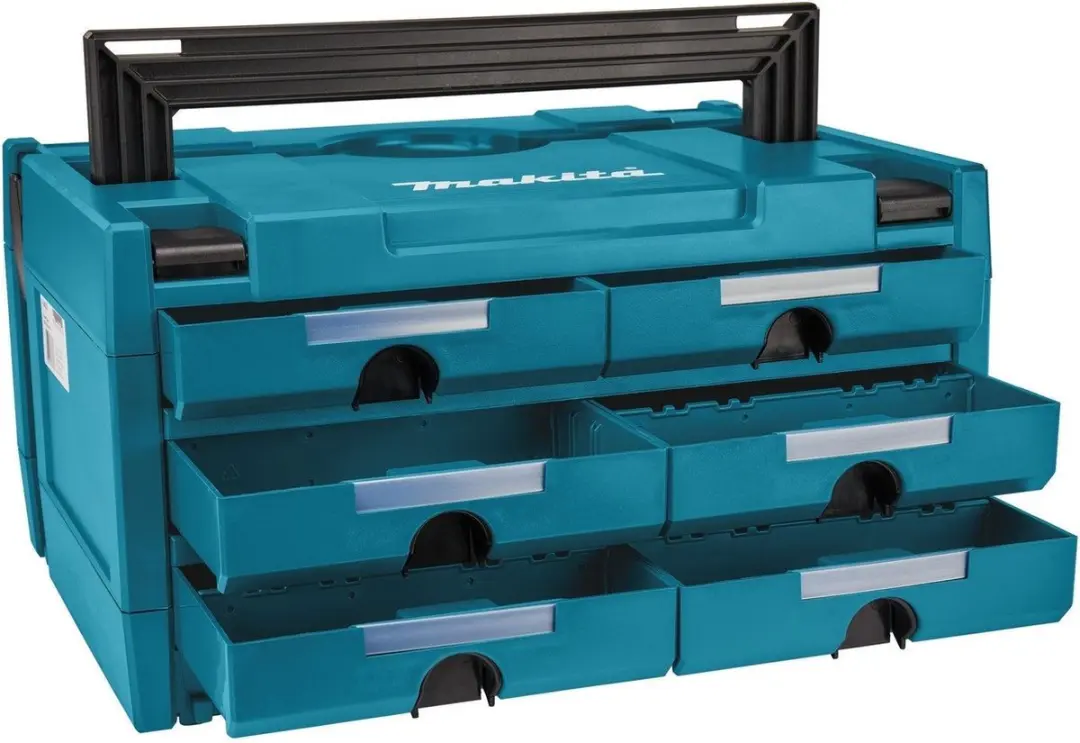 Makita Makstor P-84333 Modulair Opbergsysteem - 4 Lades - Blauw