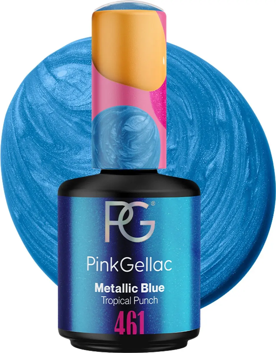 Pink Gellac Gellak 461 Metallic Blue 15ml
