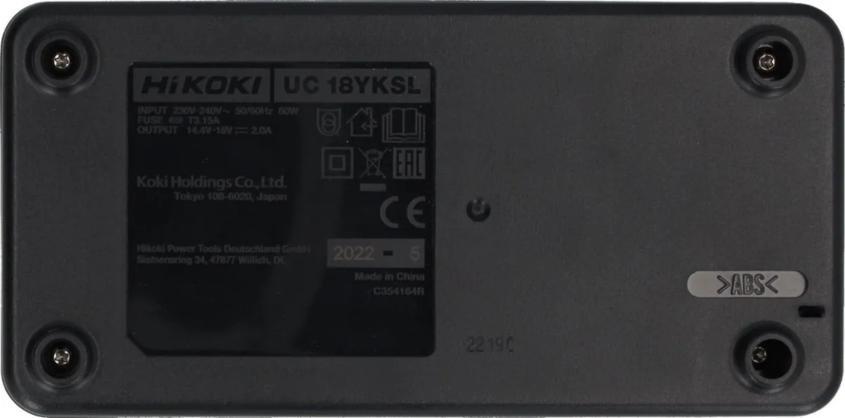 Hikoki UC18YKSLW0Z Acculader 14,4V/18V - 2000mAh