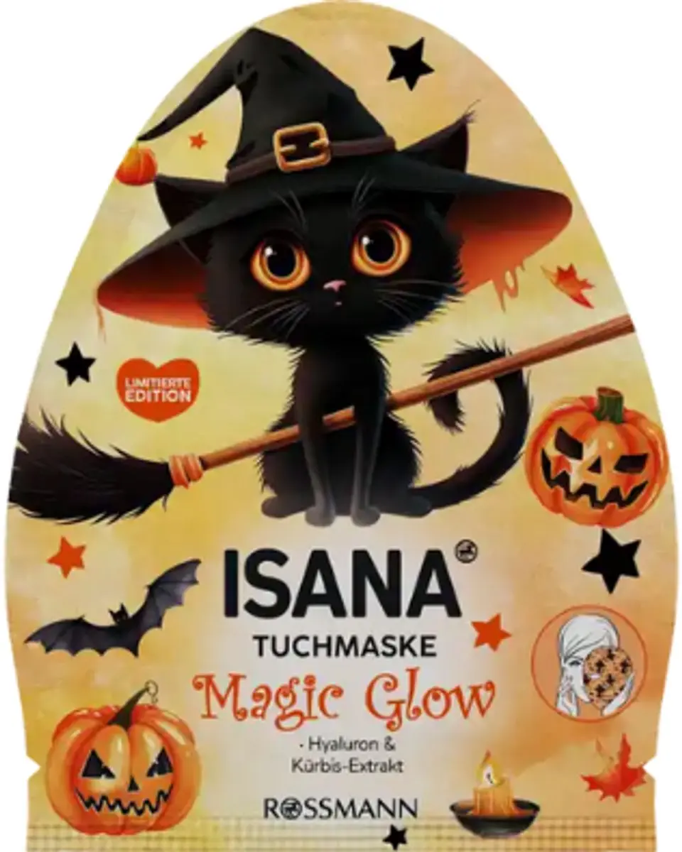 Isana Magic Glow Halloween Gezichtsmasker