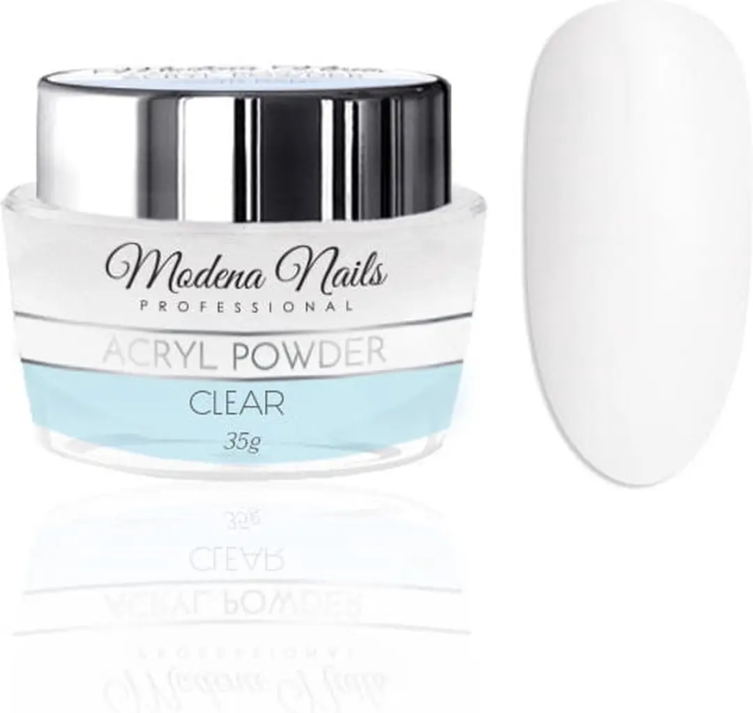 Modena Nails Acrylpoeder Clear 35g