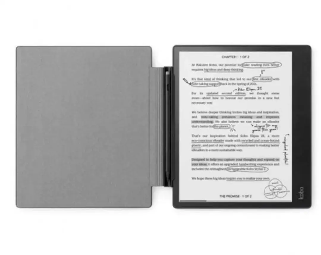 Kobo Elipsa 2E Hoes - SleepCover - Zwart