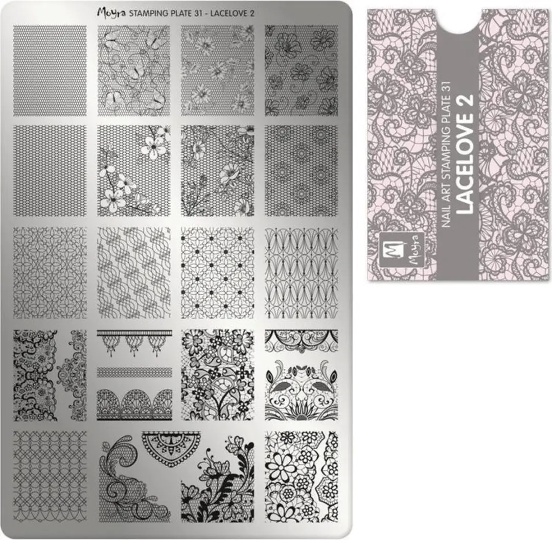 Moyra Stamping Plate 31 LaceLove 2