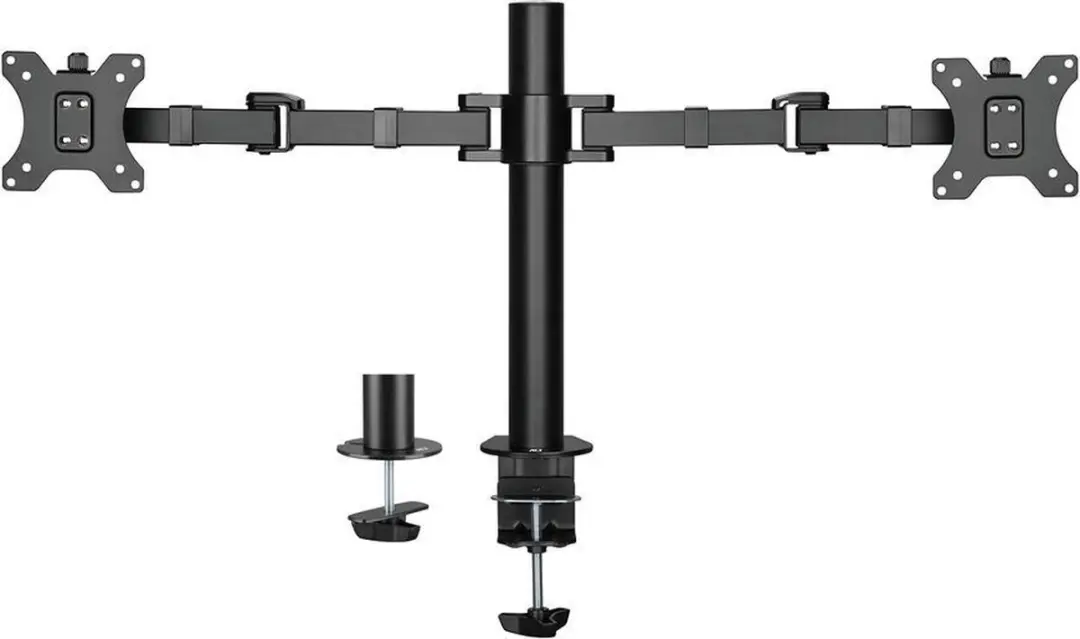 ACT Monitorarm AC8326 - 2 Schermen tot 32" - Hoogte verstelbaar - Zwart