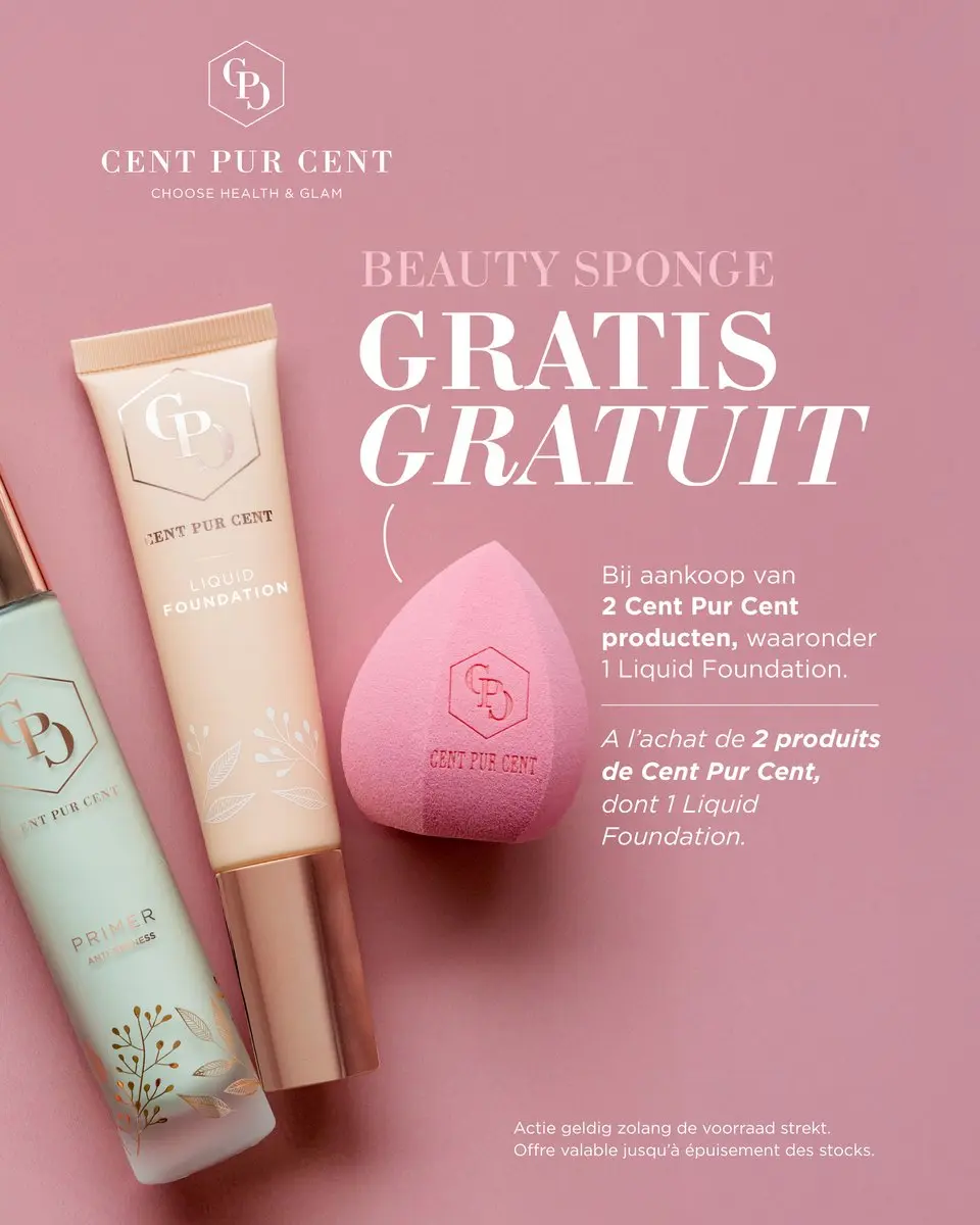 Cent Pur Cent Liquid Mineral Foundation 4.0 - 30ml - Donkere huidskleur