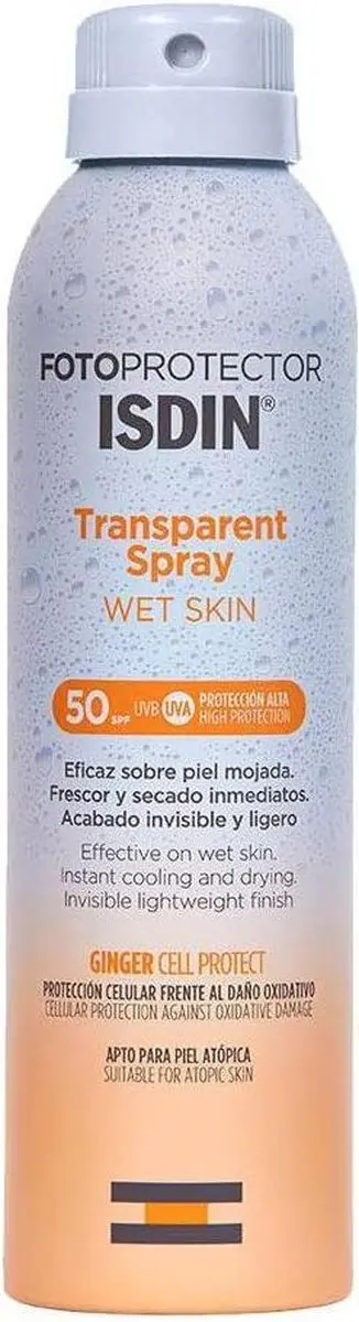 Isdin Fotoprotect Transparent Spray Wet Skin SPF 50 - 250ml - afbeelding 6 van 6