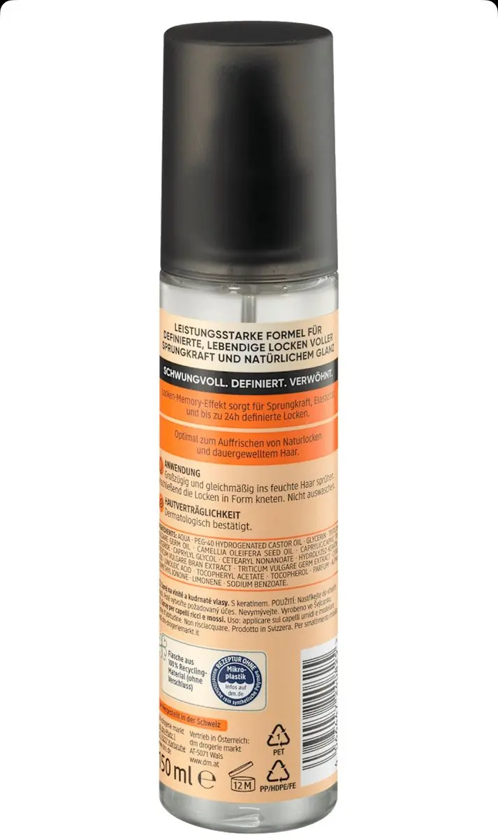Balea Professional Definier Spray Droomlokken 150ml - Krullend haar