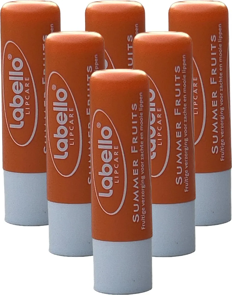 Labello Lippenbalsem Summer Fruits - 28.8g (6x4.8g)