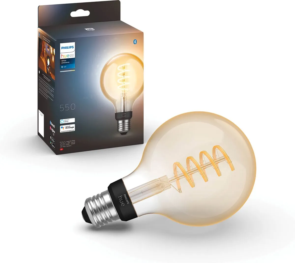 Philips Hue Uitbreidingspakket E27 - 3 Stuks - Goudkleurig