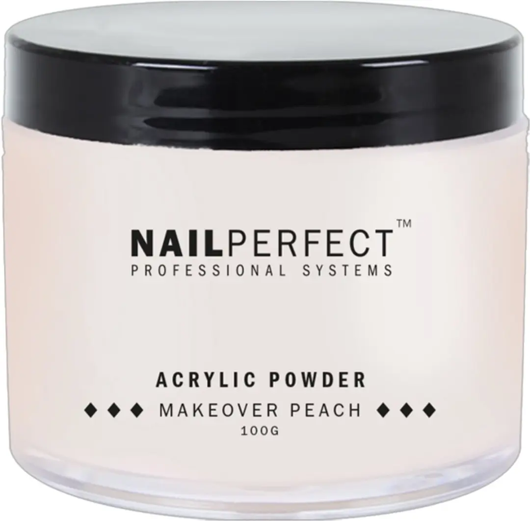 Nail Perfect Makeover Acrylic Powder - Peach 100g