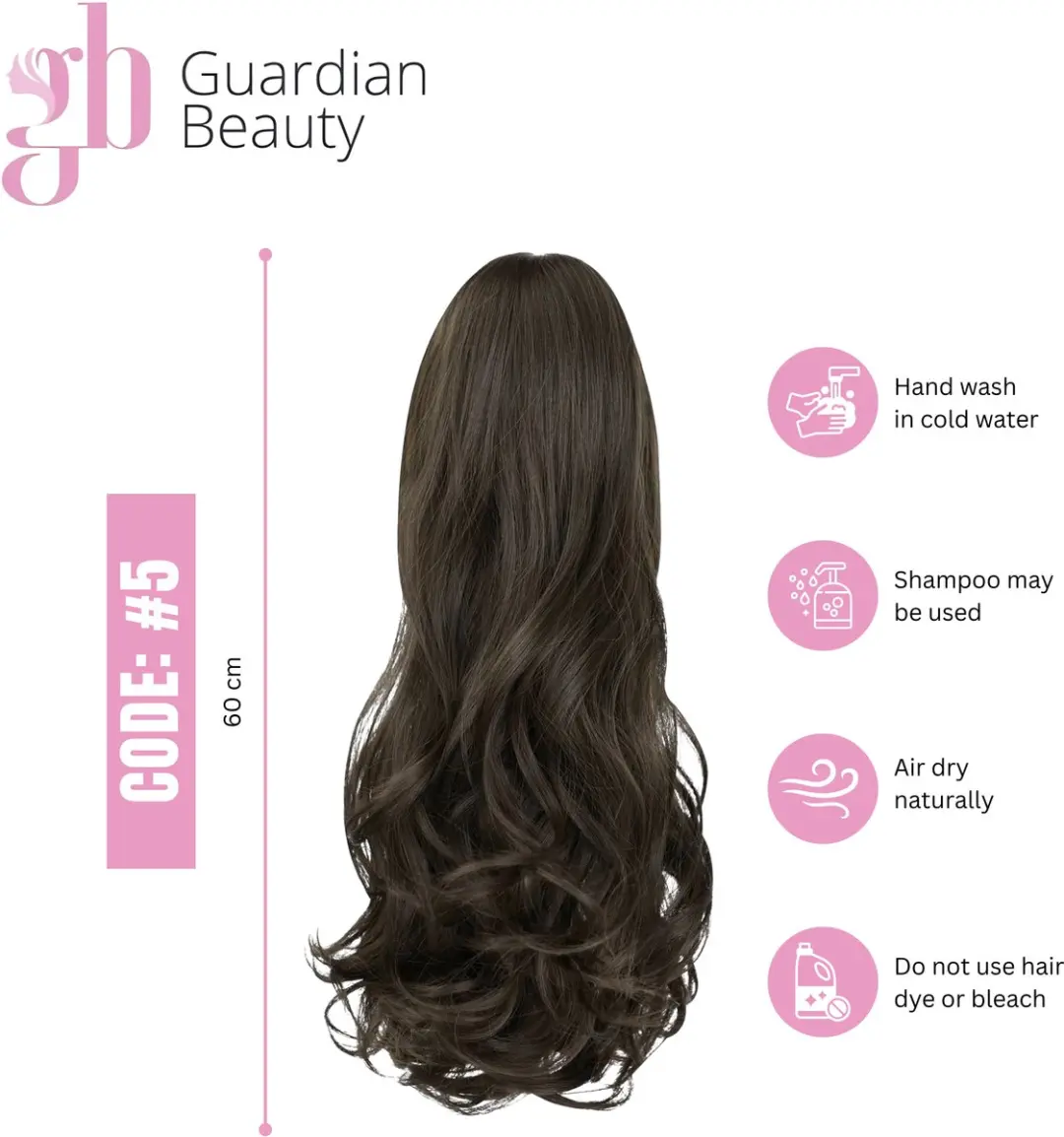 Guardian Beauty Paardenstaart Extensions Clip-in #5 - 60cm