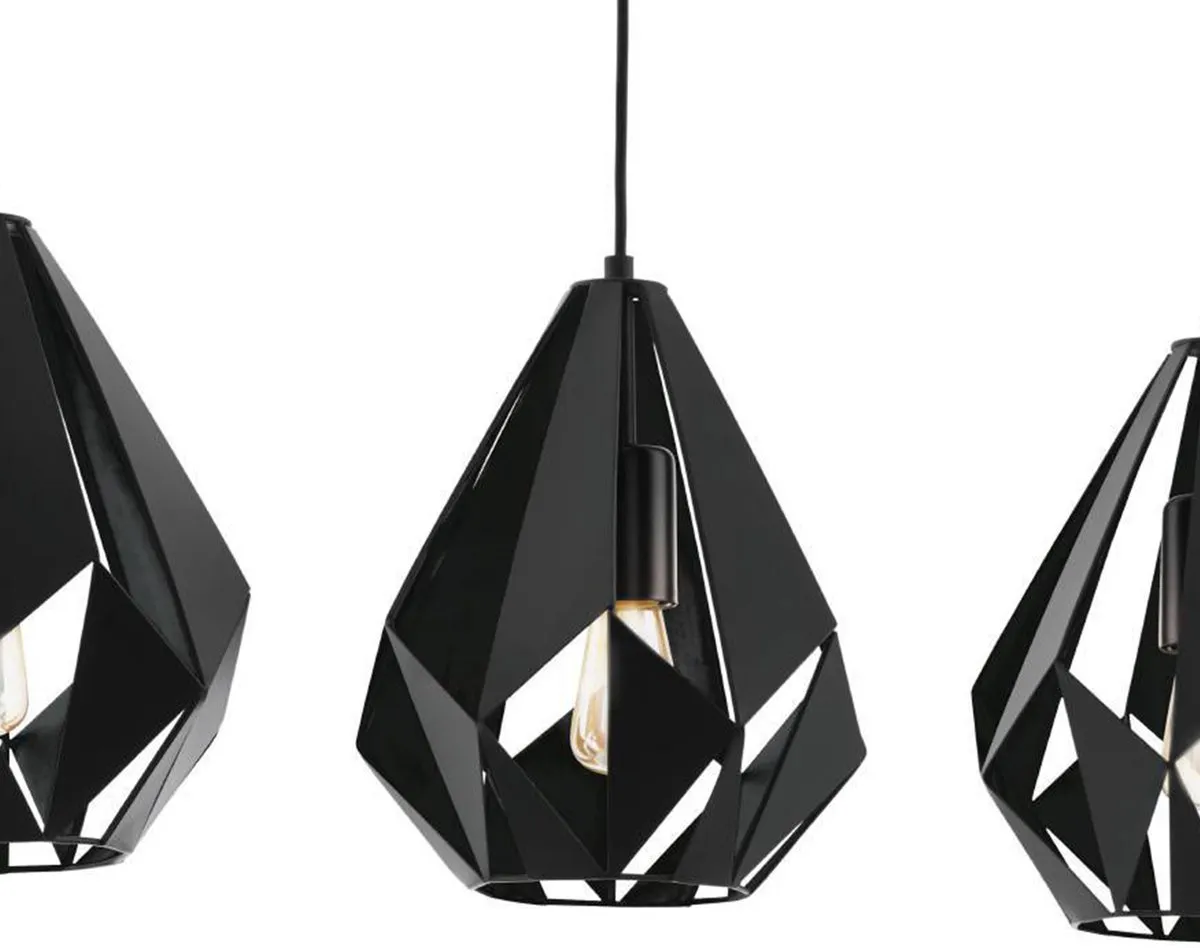 Eglo Carlton 5 Hanglamp 80,5cm - Zwart