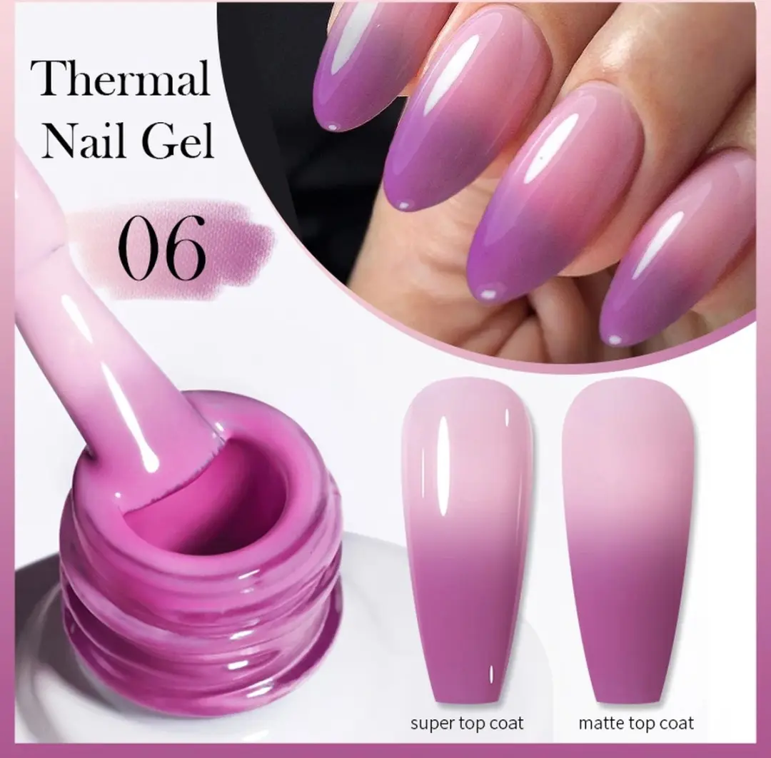 Born Pretty Thermo Gellak Set 6x10ml - O. Thermo