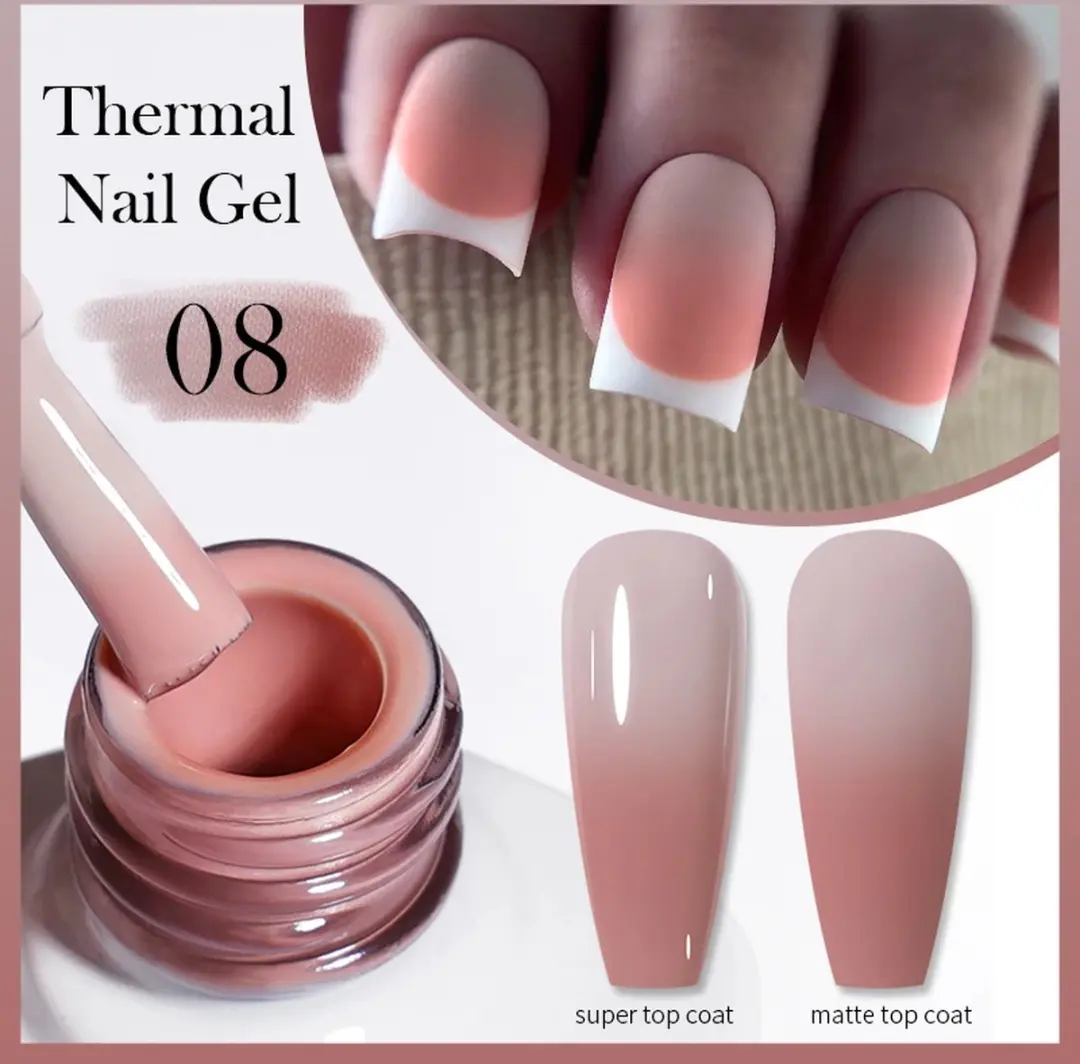 Born Pretty Thermo Gellak Set 6x10ml - O. Thermo - afbeelding 6 van 6