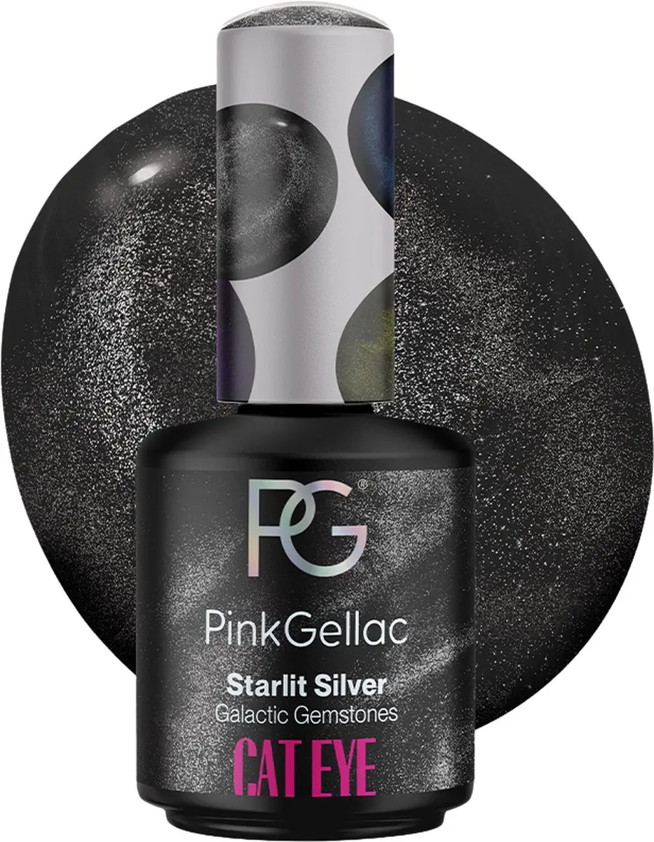 Pink Gellac Cat Eye Gellak Starlit Silver 15ml
