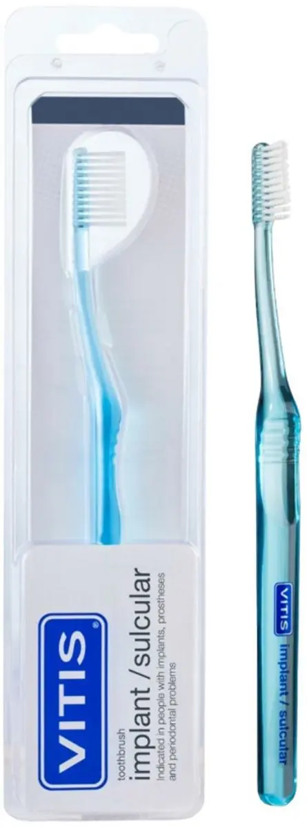 Vitis Implant Sulculaire Tandenborstel - 3 Stuks