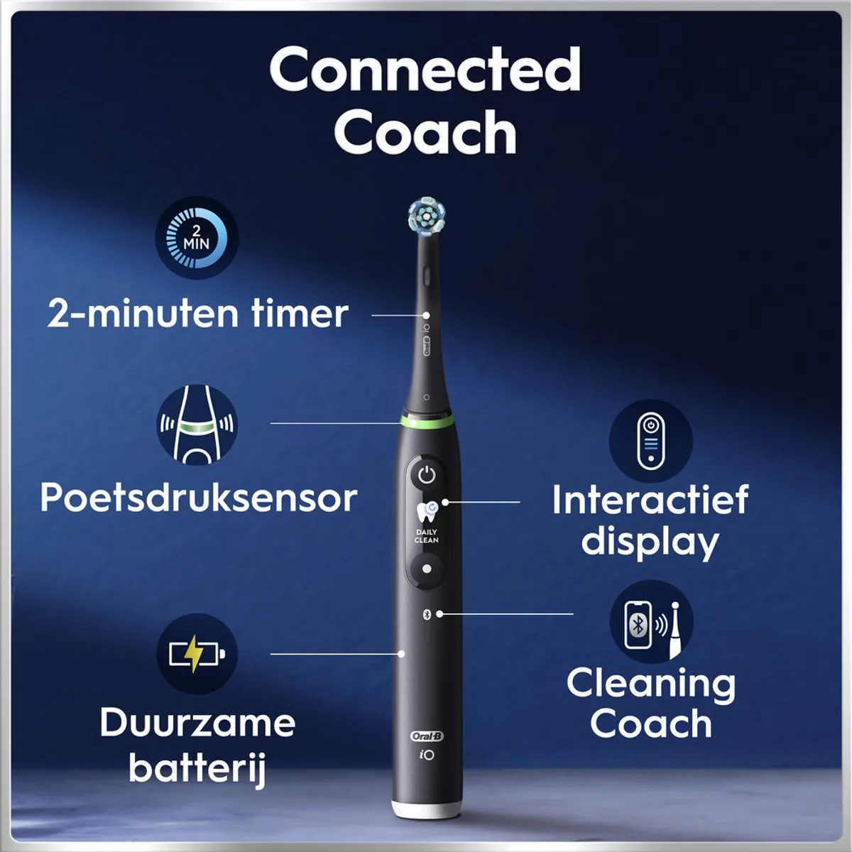 Oral-B iO 6N Elektrische Tandenborstel - 2 Opzetborstels - Reisetui