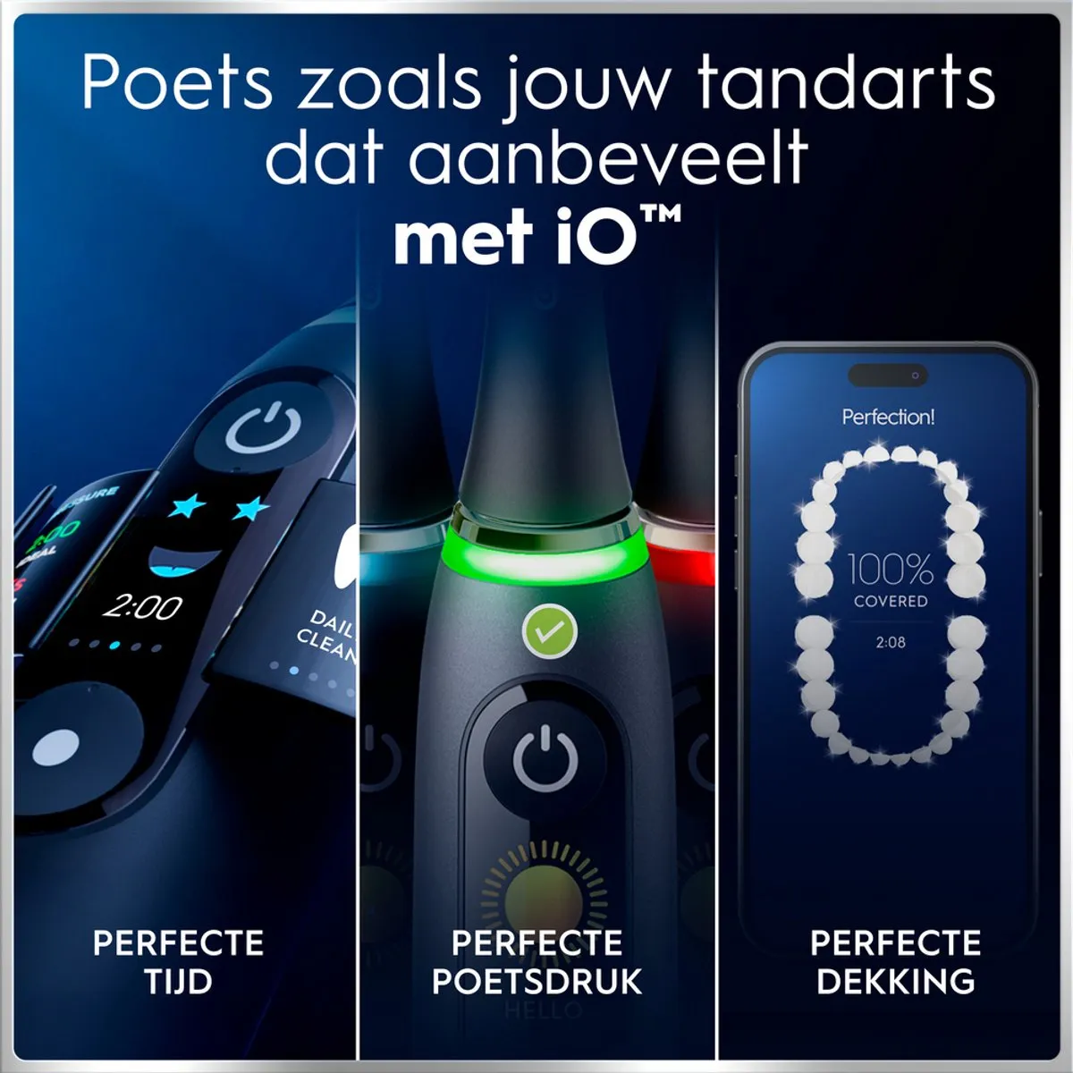 Oral-B iO 6N Elektrische Tandenborstel - 2 Opzetborstels - Reisetui - afbeelding 6 van 6