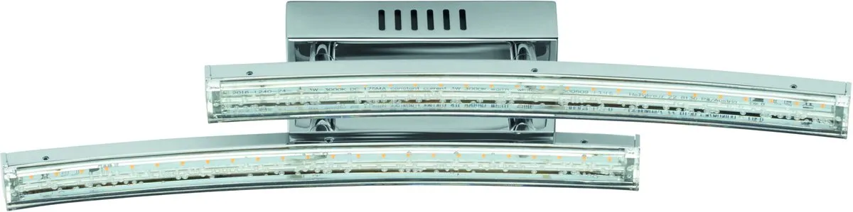 Eglo Pertini Wandlamp 2 Lichtpunten - Chroom